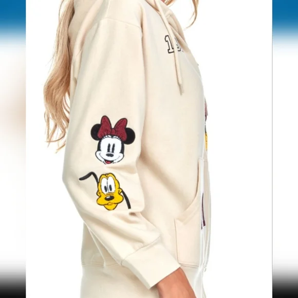 DISNEY  MICKEY MOUSE full zip hoodie sweatshirt - Picture 4 of 13